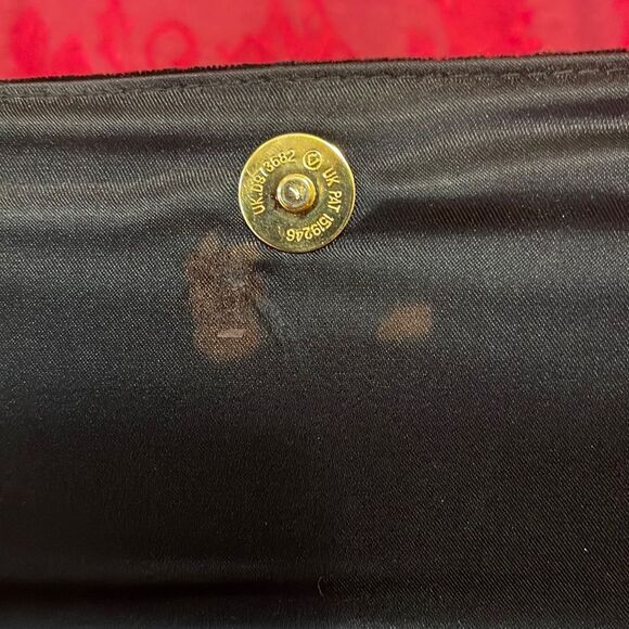 Vintage La Regale Velvet Ruffled‎ Clutch/Shoulder Bag - Picture 12 of 12